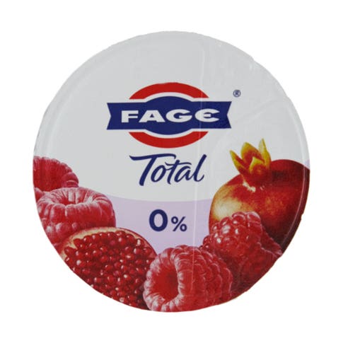 Fage Total 0% Fat Raspberry & Pomegranate Split Yoghurt 150g 