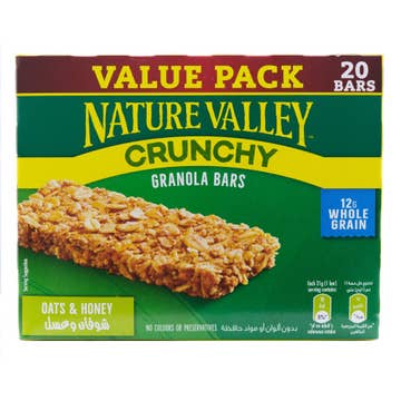 Nature Valley Singles Oats & Honey Bar 21g [20 Pack] 