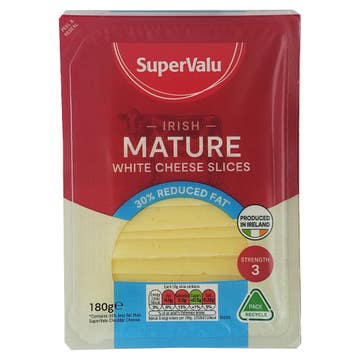SuperValu Mature White Cheese Slices 200g 