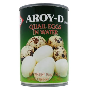 Aroy-D Quail Eggs in Water 425g 
