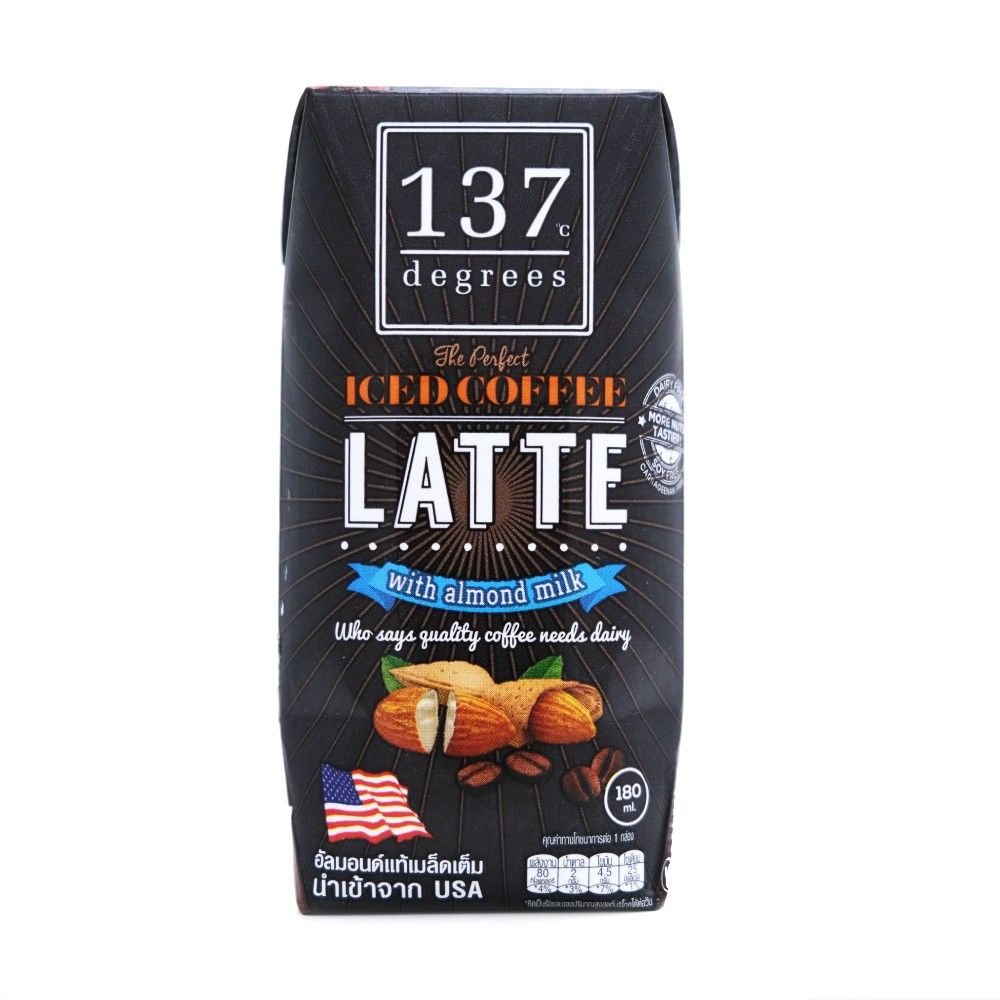 137 Degrees Iced Coffee Latte with Almond Milk 180g