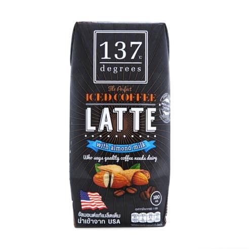 137 Degrees Iced Coffee Latte with Almond Milk 180g 