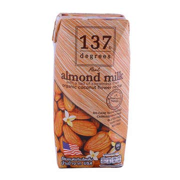 137 Degrees Real Almond Milk 180ml 