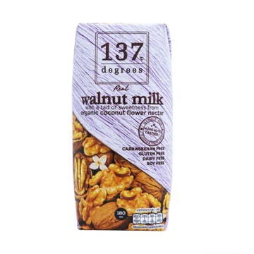 137 Degrees Walnut Milk 180ml 