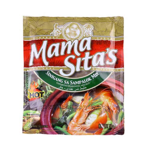 Mama Sitas Tamarind Seasoning Mix Hot 50g 
