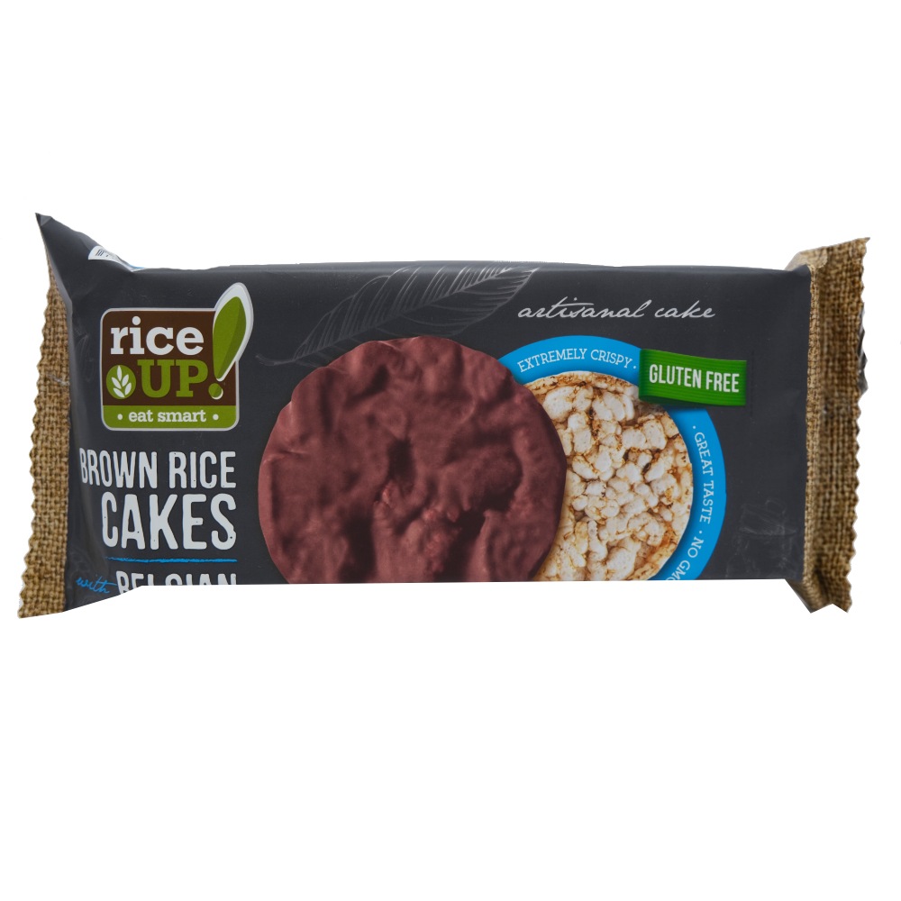 Rice Up Brown Rice Cakes Milk Chocolate 90g