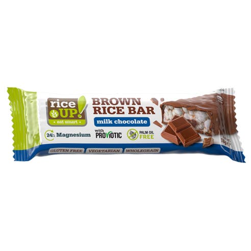 Rice Up Milk Chocolate Brown Rice Bar 18g 