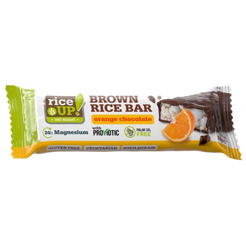Rice Up Orange Chocolate Brown Rice Bar 18g 