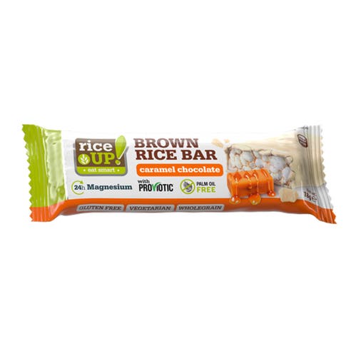 Rice Up Caramel Chocolate Brown Rice Bar 18g 