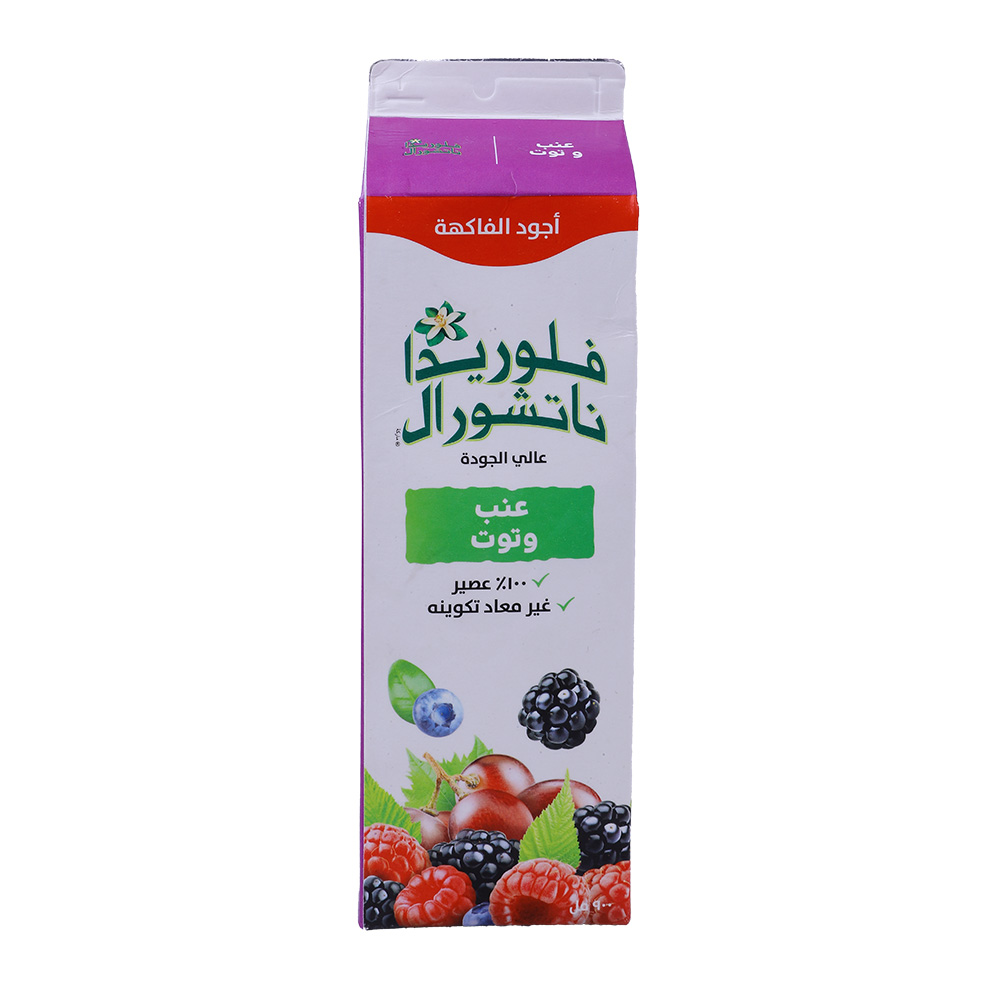 Florida's Natural Premium Grapes & Berries Juice 900ml back image