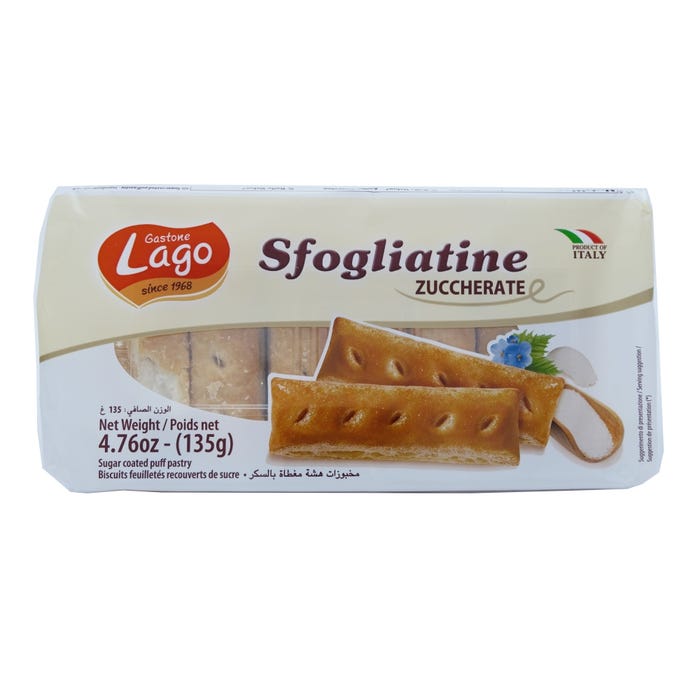 Lago Sfogliatine Sugar Puff Pastry 135g
