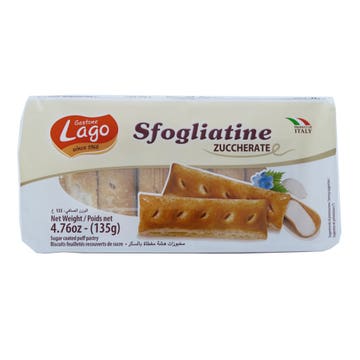 Lago Sfogliatine Sugar Puff Pastry 135g 