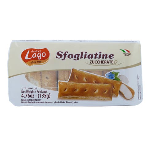 Lago Sfogliatine Sugar Puff Pastry 135g 