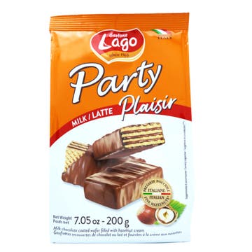 Lago Party Wafers Plaizir Milk 250g 