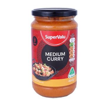 SuperValu Medium Curry Cooking Sauce 475g 