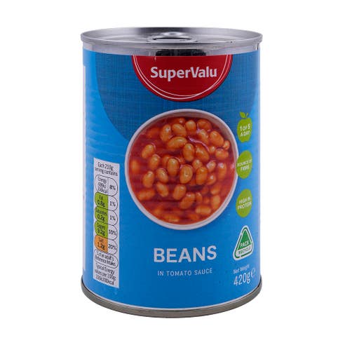 SuperValu Beans In Tomato Sauce 420g 
