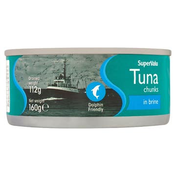 SuperValu Tuna Chunks In Brine 160g 