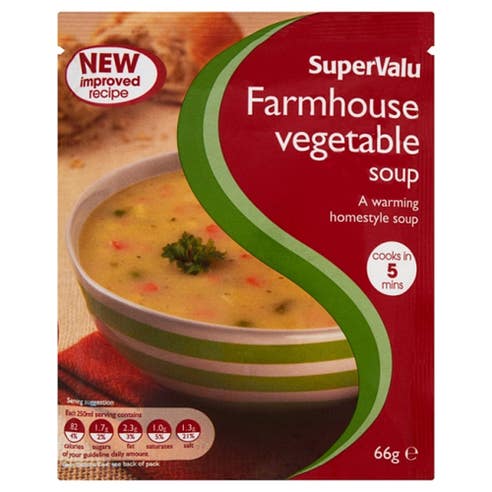 SuperValu Farmhouse Vegetable Simmer Soup 66g 