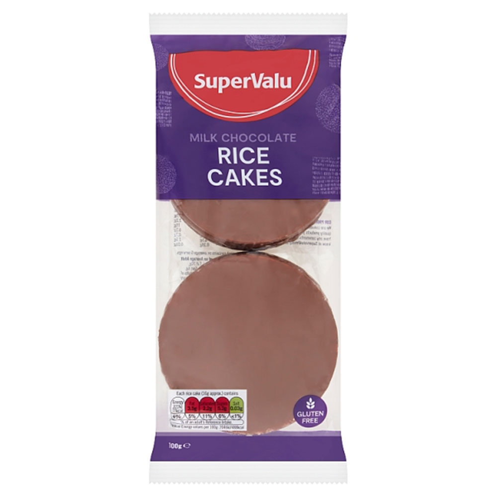 SuperValu Milk Chocolate Rice Cakes 100g