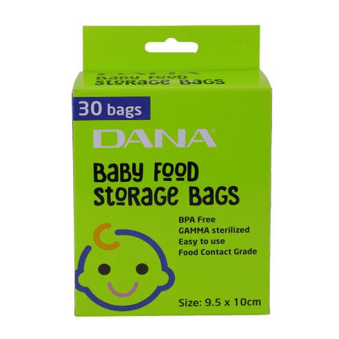 Dana Baby Food Storage Bags [30 Pieces] 