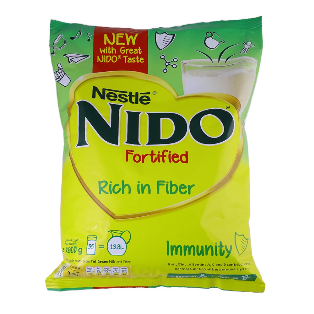 Nestle Nido Fortified Milk Powder Pouch 1.8Kg