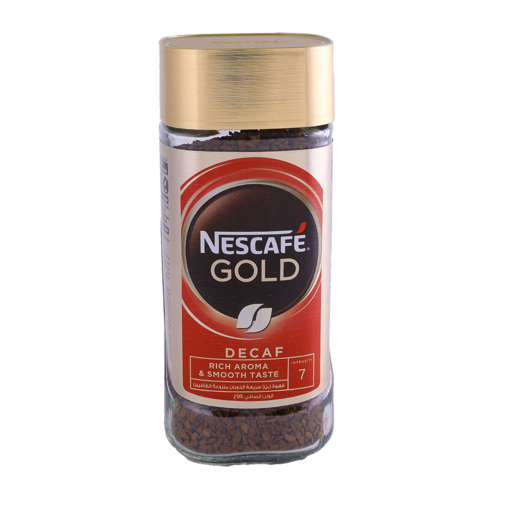 Nescafe Gold Decaffeinated Coffee 95g 