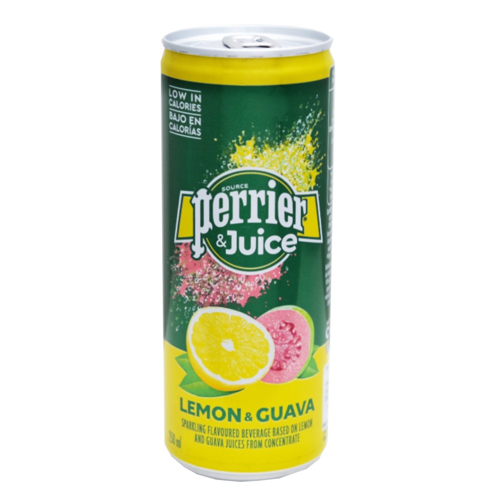 Perrier Lemon & Guava Juice Can 250ml