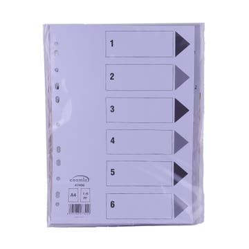Plastic Divider A4 