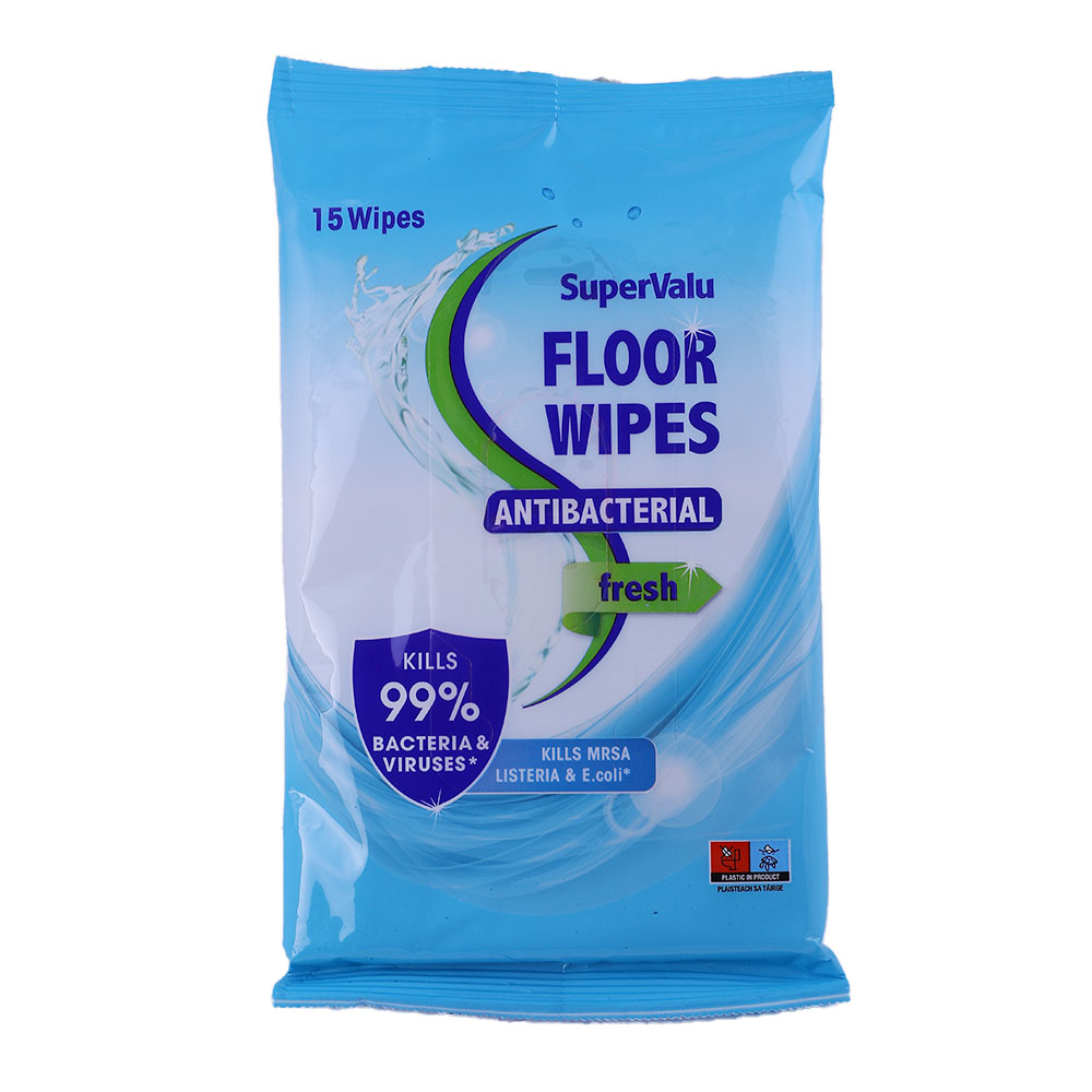 SuperValu Floor Wipes Antibacterial 230g