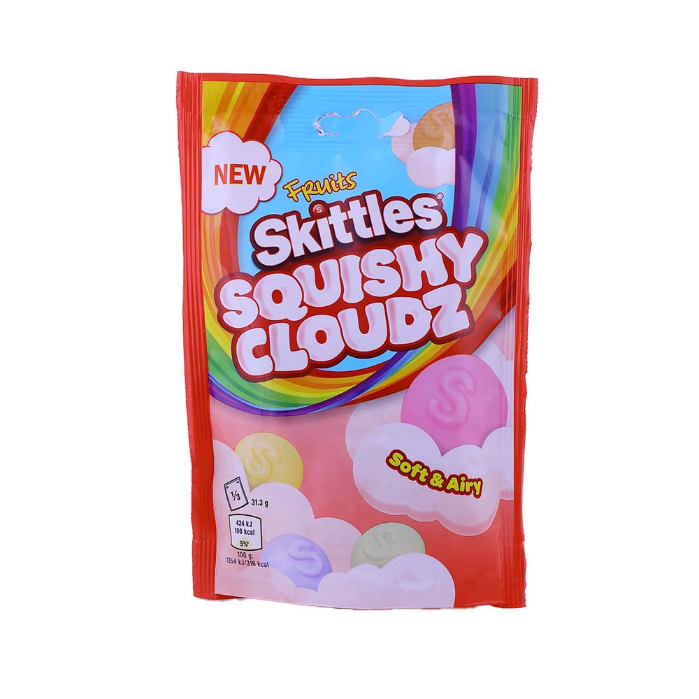 Skittles Squishy Cloudz Fruit Flavored Candy 94g