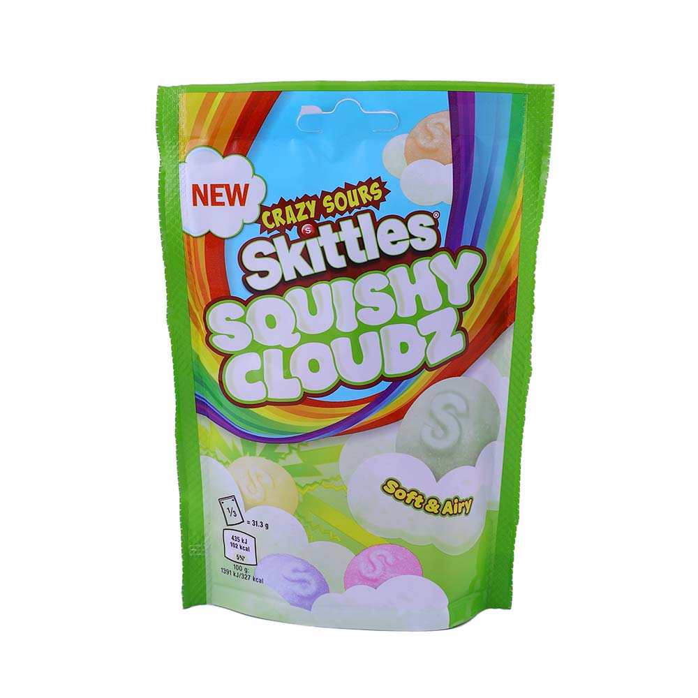 Skittles Squishy Cloudz Sour Flavored Candy 94g