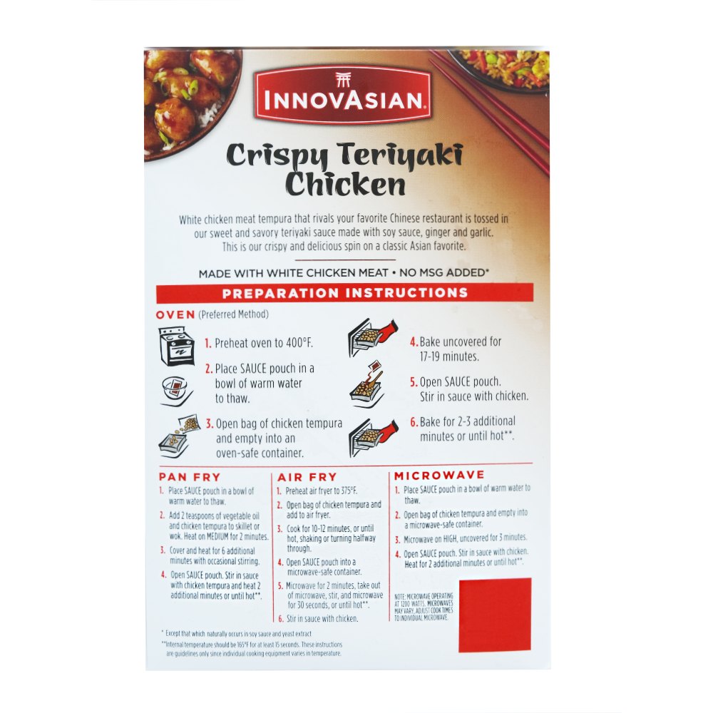 Innovasian Crispy Teriyaki Chicken Meal 510g - Bahrain Alosraonline store