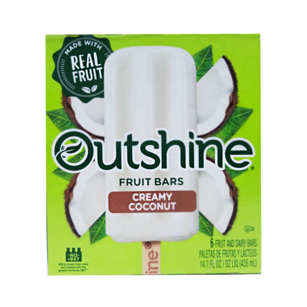 Outshine Creamy Coconut Fruit Bars 435ml