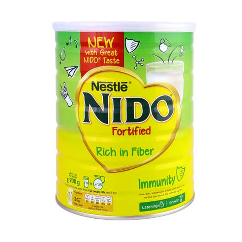 Nestle Nido Fortified Milk Powder Rich in Fiber 900g 