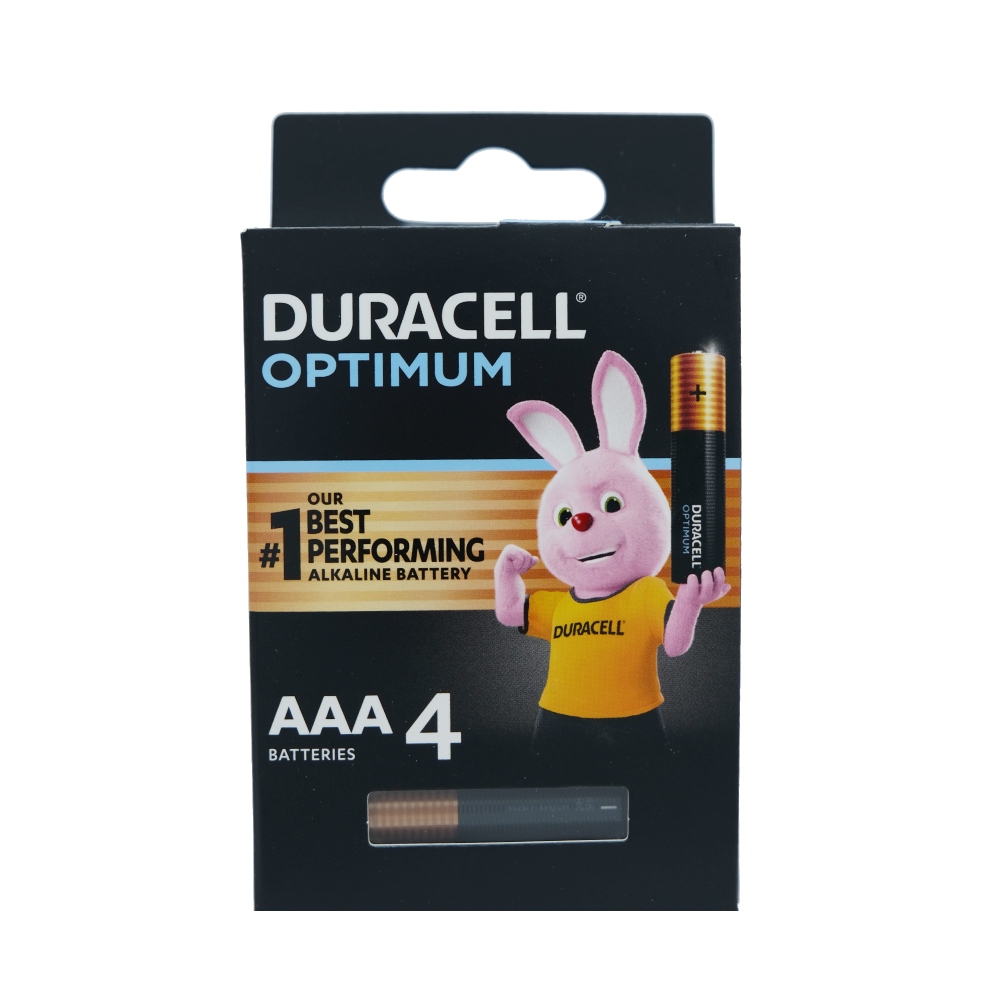 Duracell Optimum AAA4 Batteries