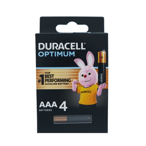 Duracell Optimum AAA4 Batteries 