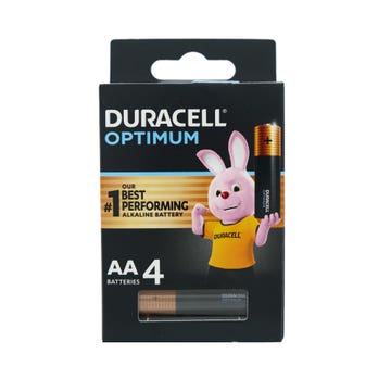Duracell Optimum AA4 Batteries 