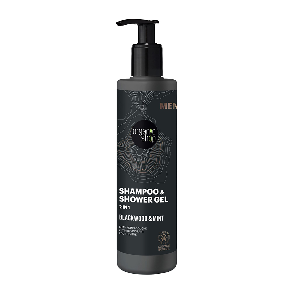 Organic Shop Shampoo And Shower Gel 2 in 1 Blackwood Mint 280ml 