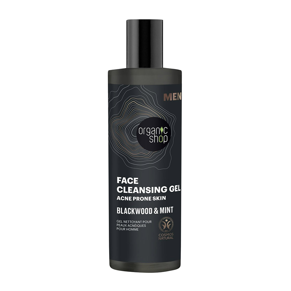 Organic Shop Blackwood & Mint Face Cleansing Gel 200ml 