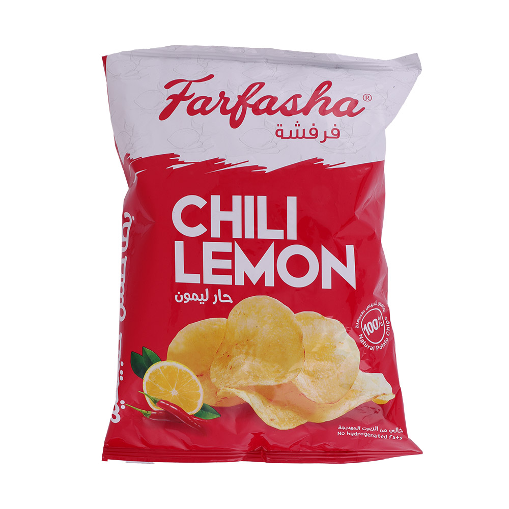 Farfasha Chilli Lemon Potato Chips 75g