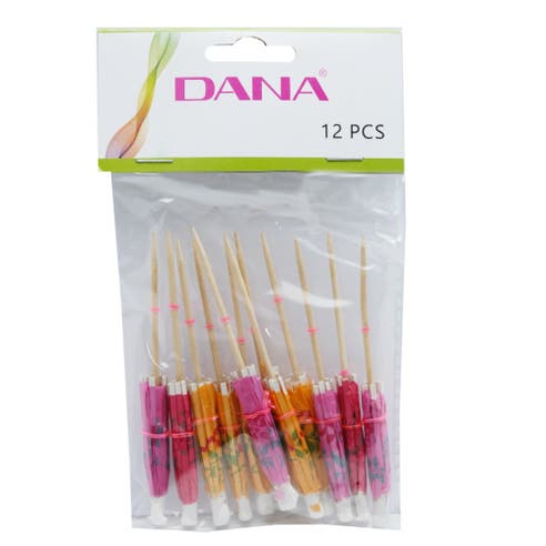 Dana Pick Umbrella Assorted [24 Pieces] 