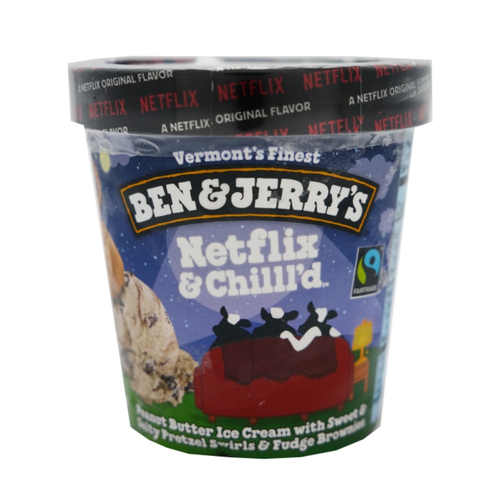 Ben & Jerry's Netflix & Chilll'd Ice Cream 16Oz