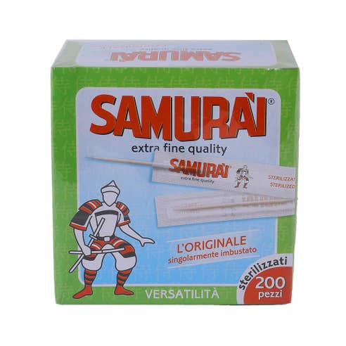 Samurai Toothpicks With Dispenser 200's 
