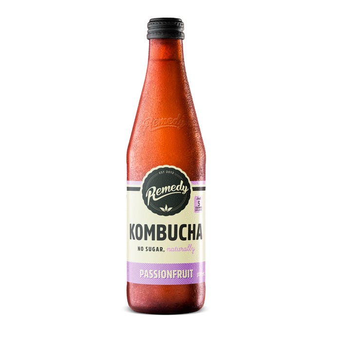 Remedy Kombucha Passionfruit Flavor 330ml