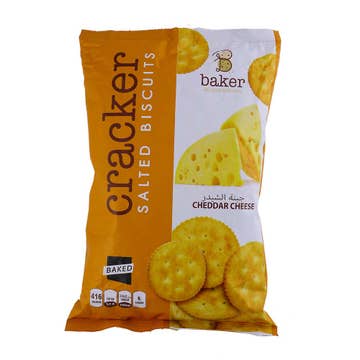 Baker Cheddar Cheese Crackers Biscuit 250g 