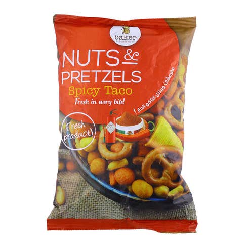 Baker Nuts & Pretzels Spicy Taco 270g 