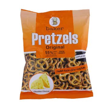 Baker Pretzels Cheddar Cheese 45g 