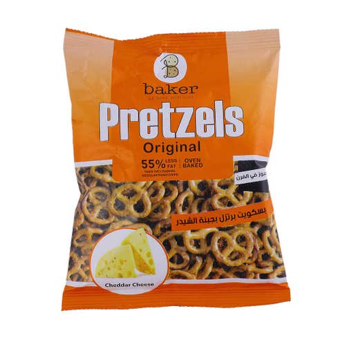 Baker Pretzels Cheddar Cheese 45g 