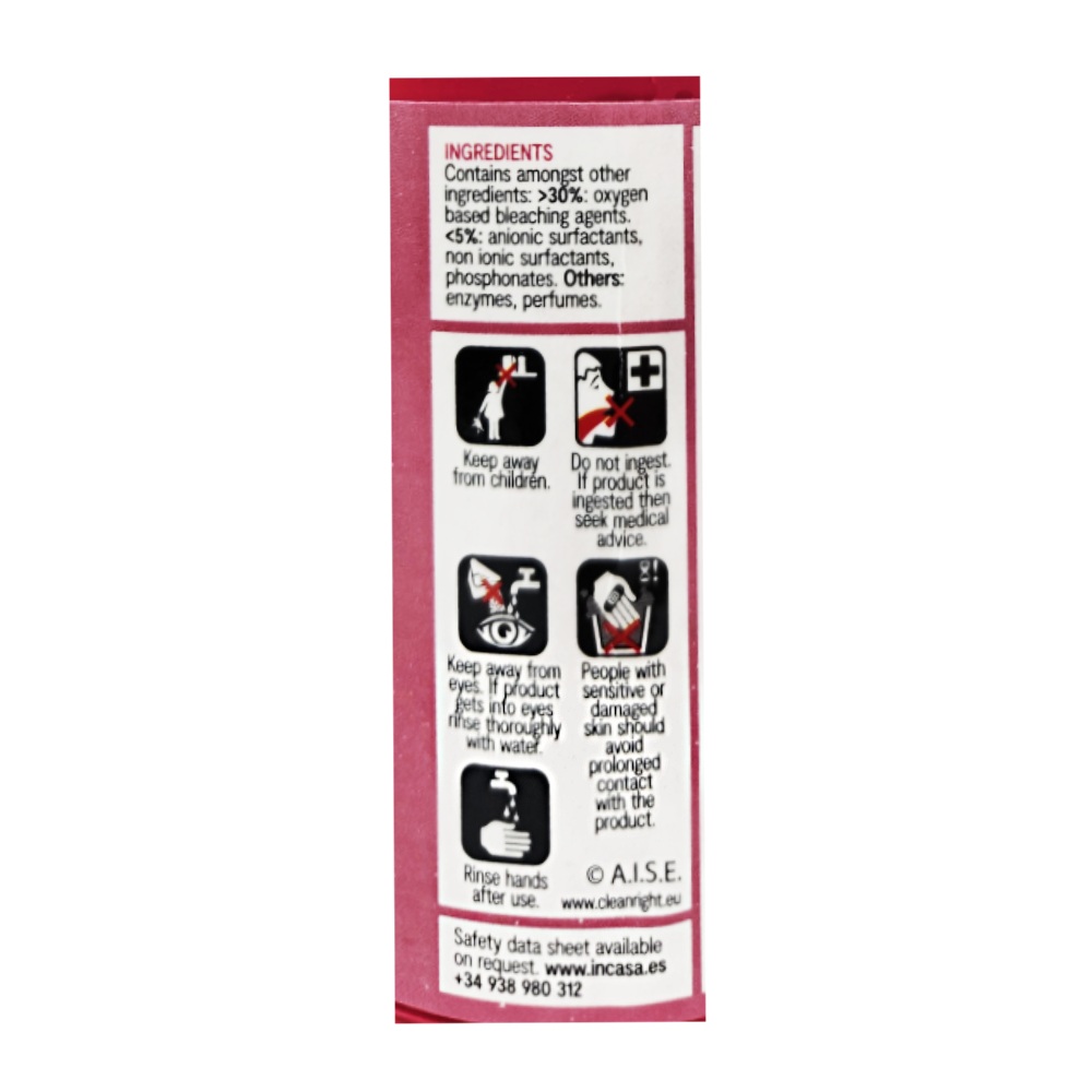 SuperValu Oxy Strength Stain Remover 1Kg back image