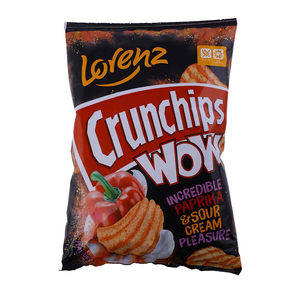 Lorenz Crunchips Wow Paprika and Sour Cream 80g